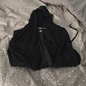 NWOT! Victoria Sport Hooded Vest with Zipper Back